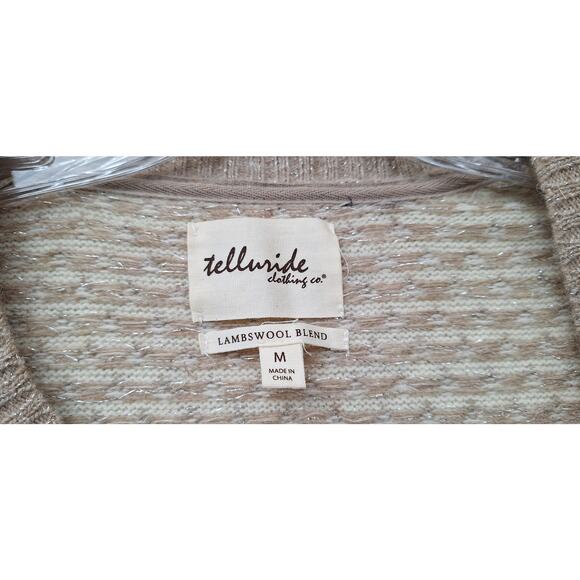 Womens cozy fair isle button down sweater - Picture 2 of 10